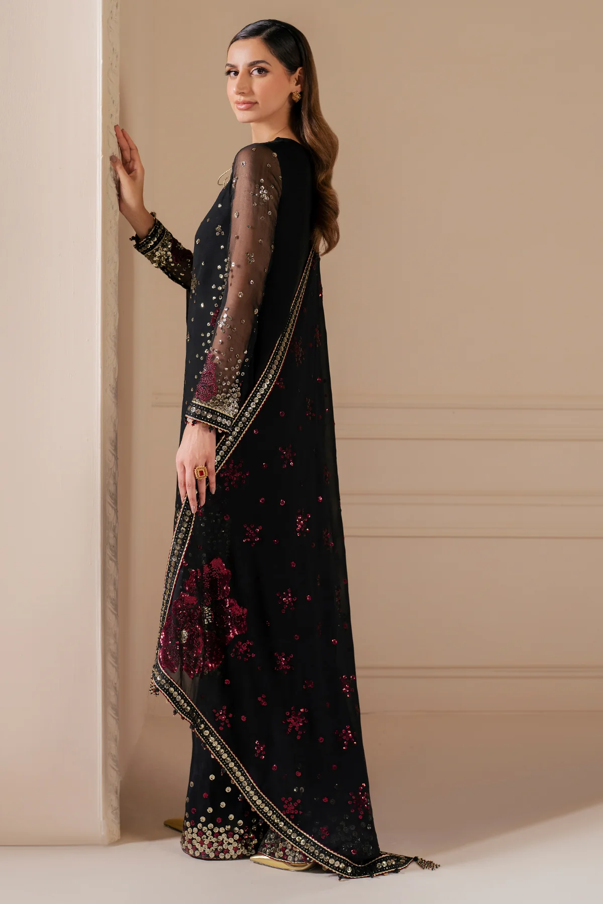 EMBROIDERED CHIFFON UC-3070 - Image 3