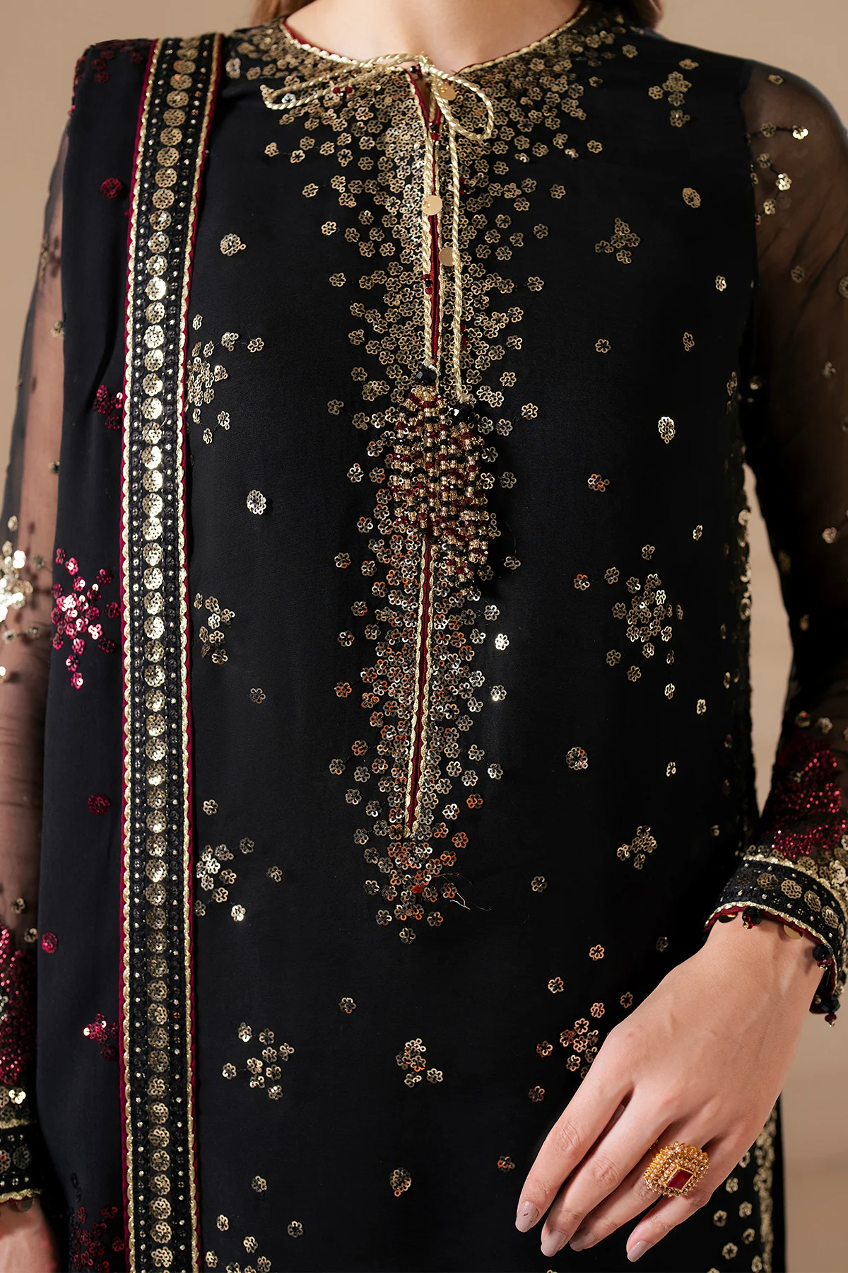 EMBROIDERED CHIFFON UC-3070 - Image 4