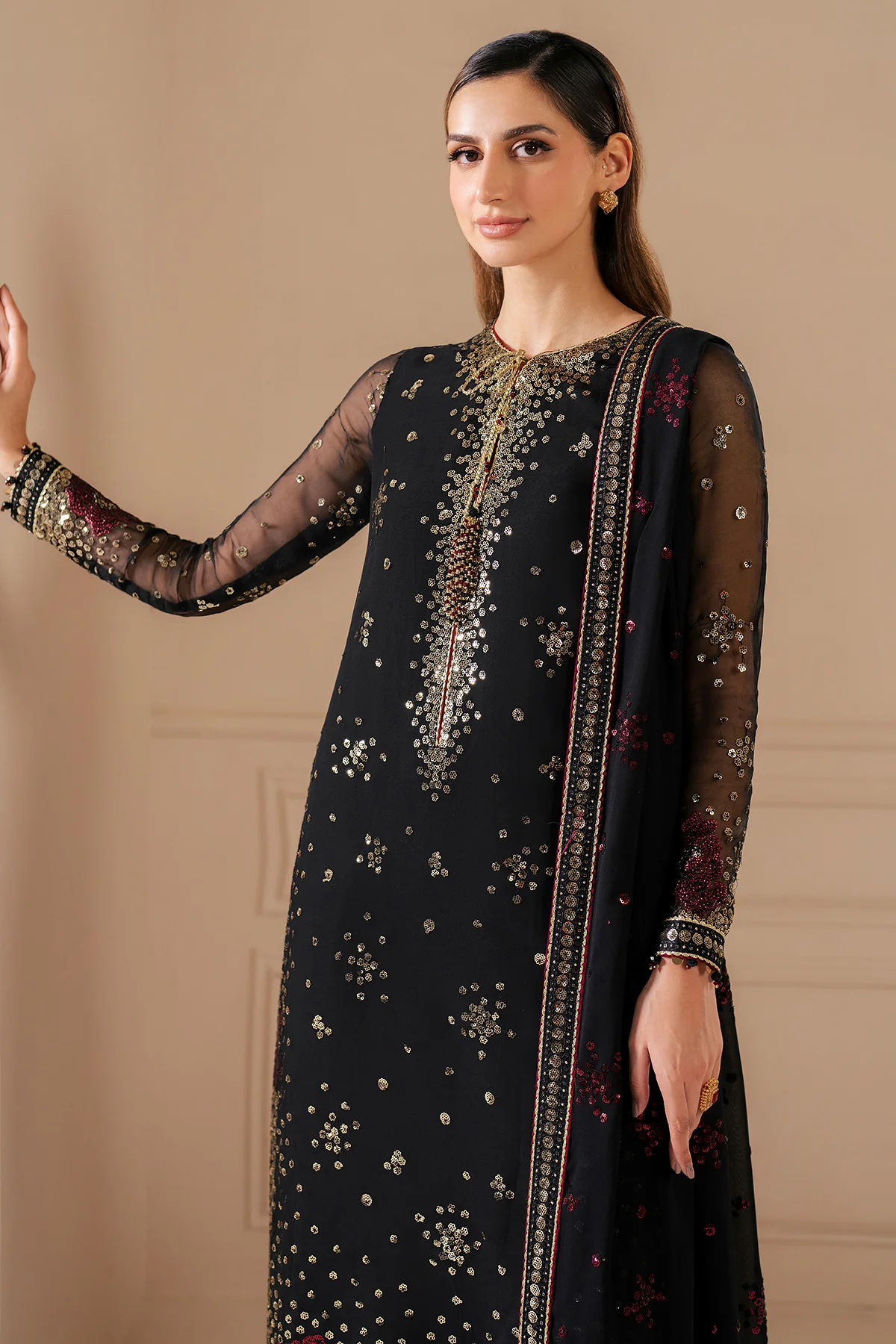 EMBROIDERED CHIFFON UC-3070 - Image 5