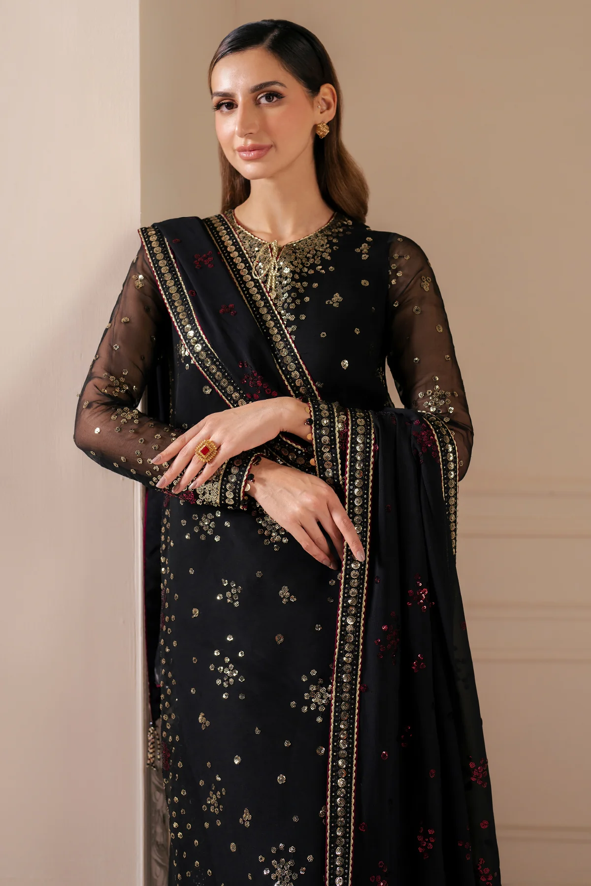 EMBROIDERED CHIFFON UC-3070 - Image 9