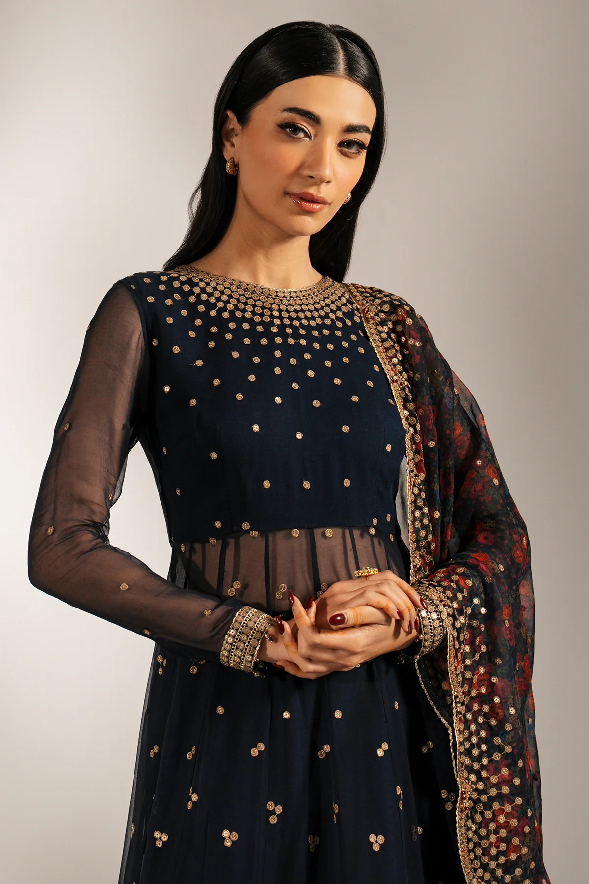 EMBROIDERED CHIFFON UC-3073 - Image 10