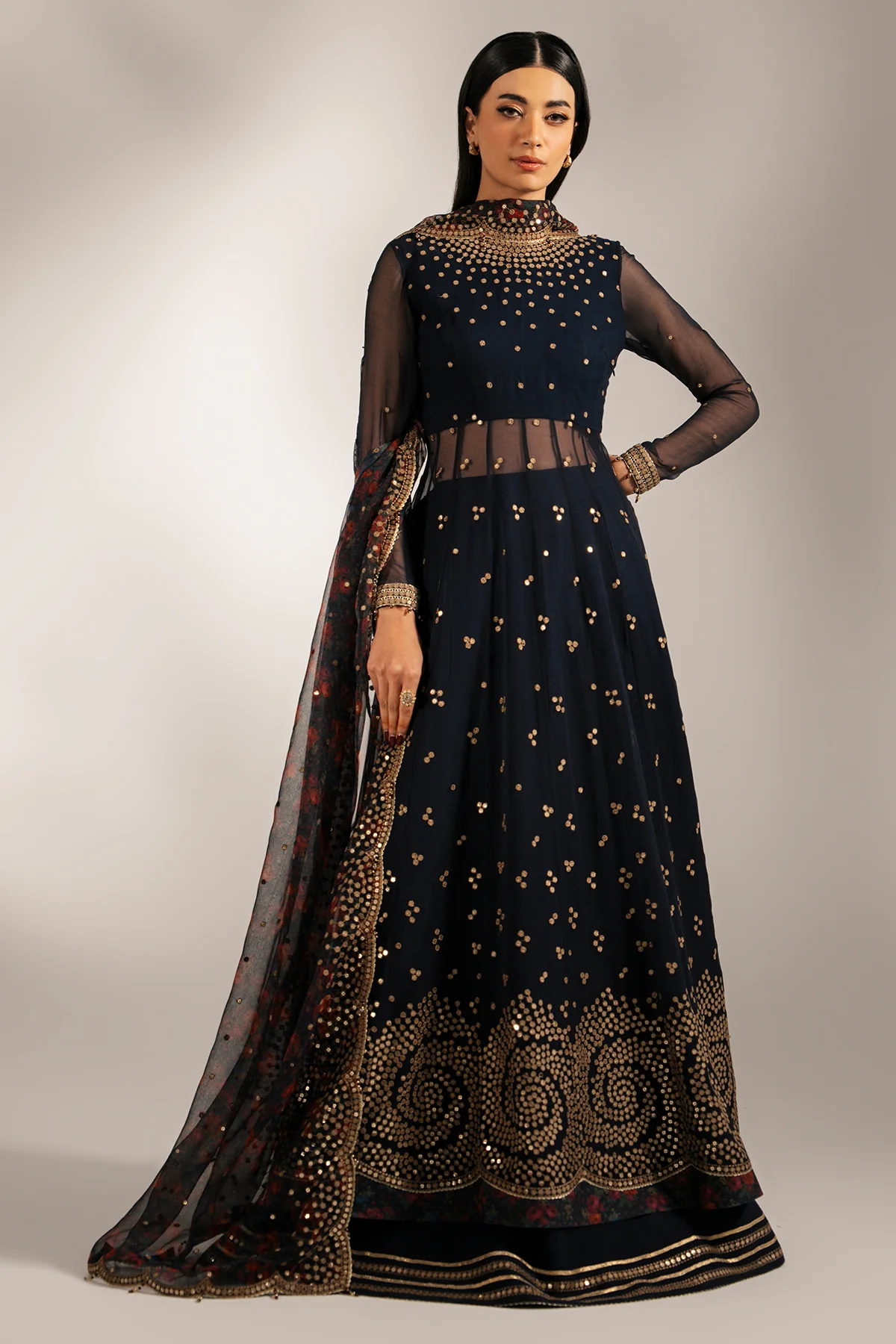 EMBROIDERED CHIFFON UC-3073 - Image 4