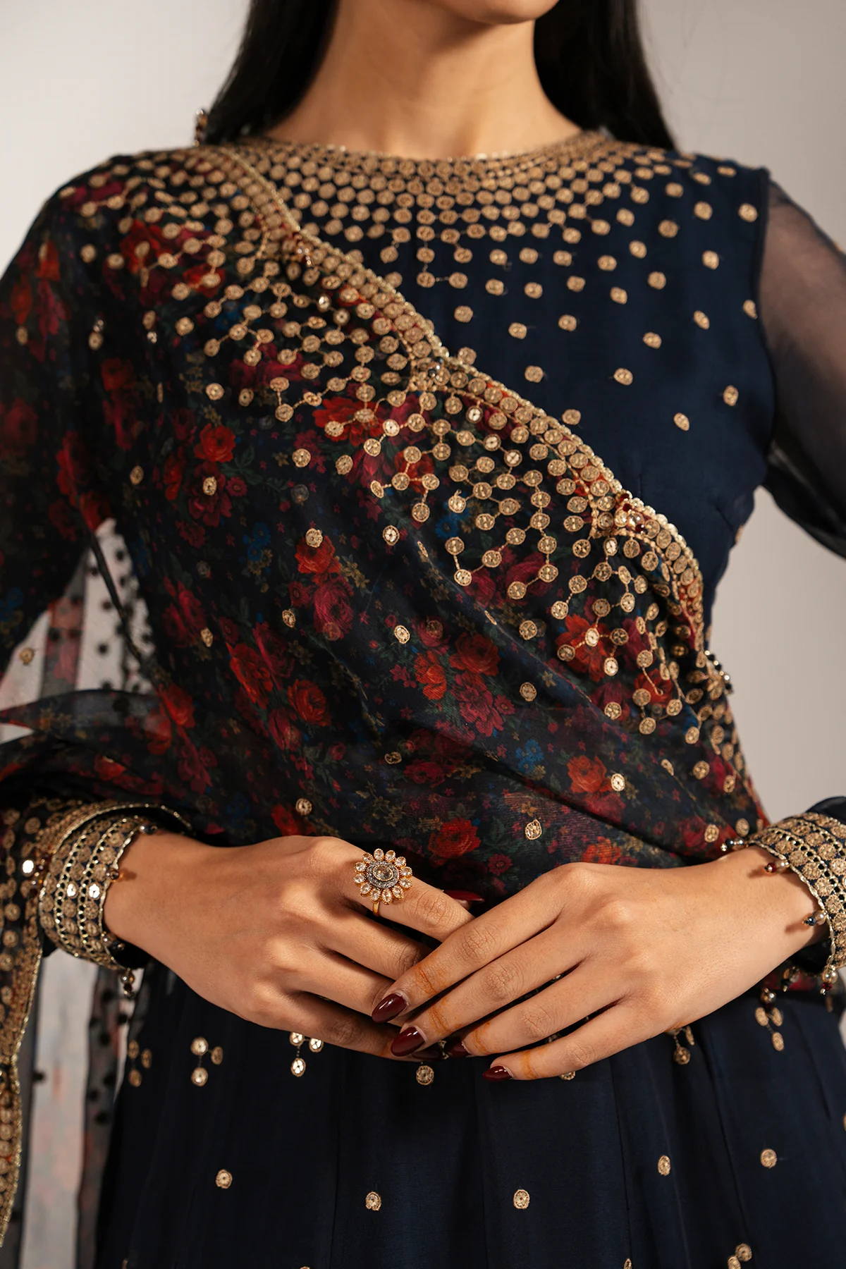 EMBROIDERED CHIFFON UC-3073 - Image 8