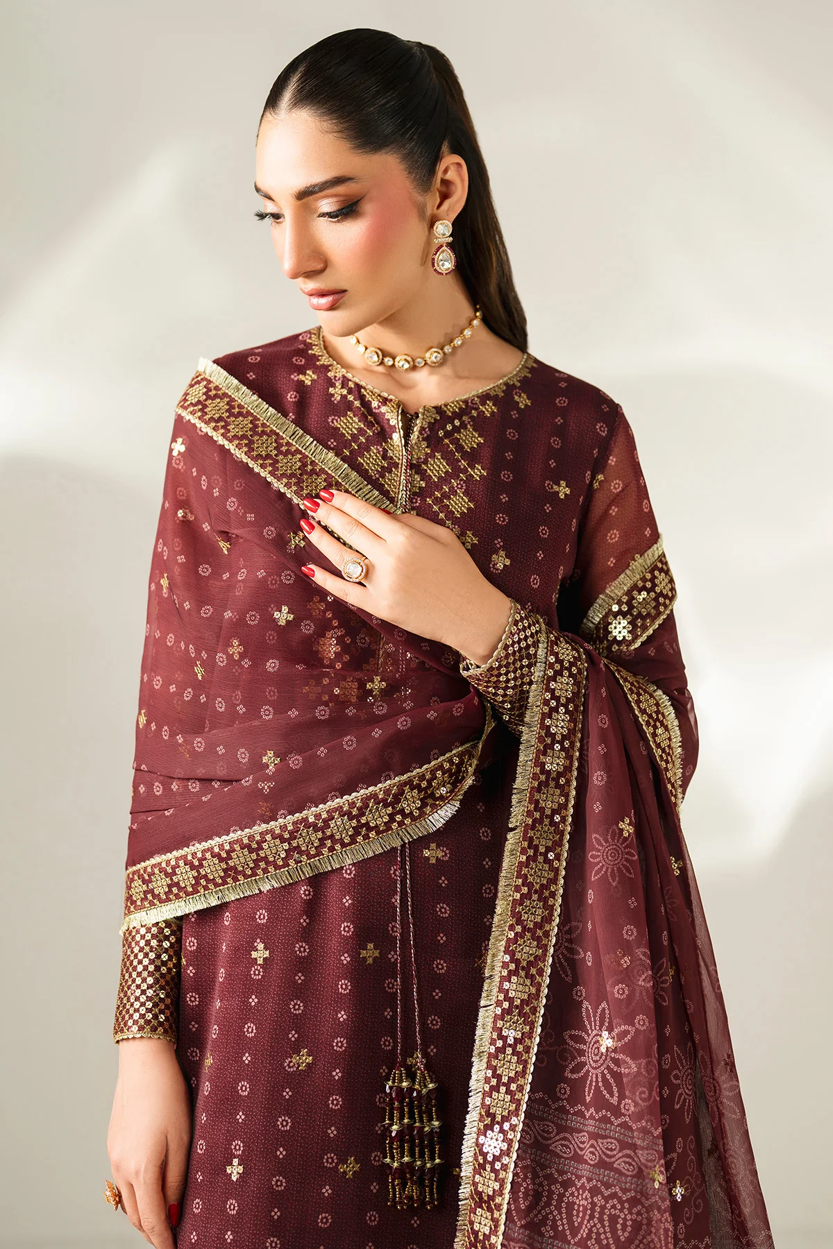 EMBROIDERED CHIFFON UC-3085 - Image 6