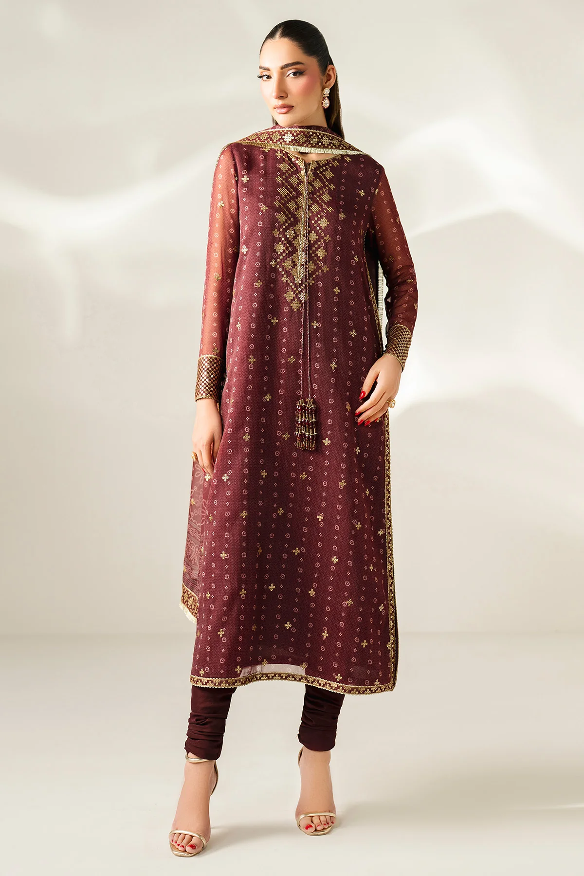 EMBROIDERED CHIFFON UC-3085 - Image 8