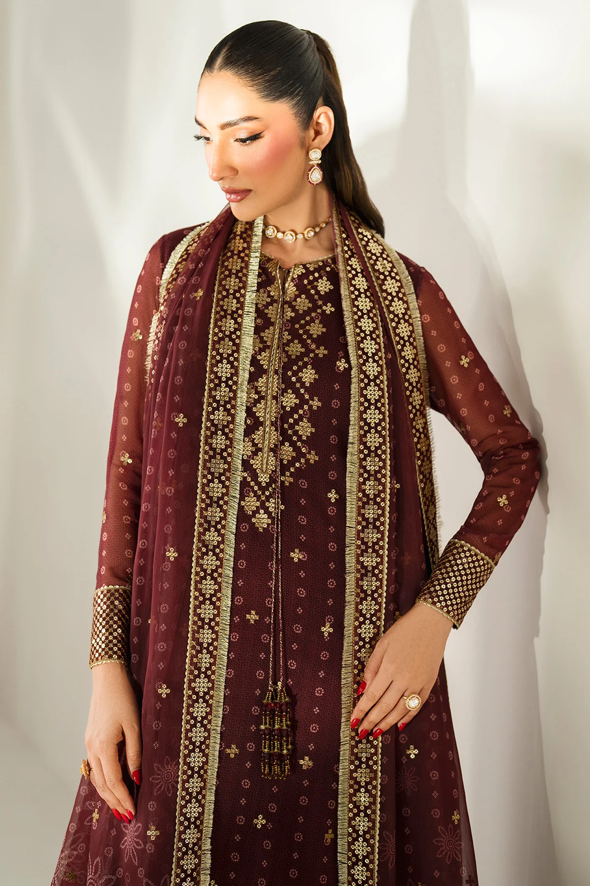 EMBROIDERED CHIFFON UC-3085 - Image 9