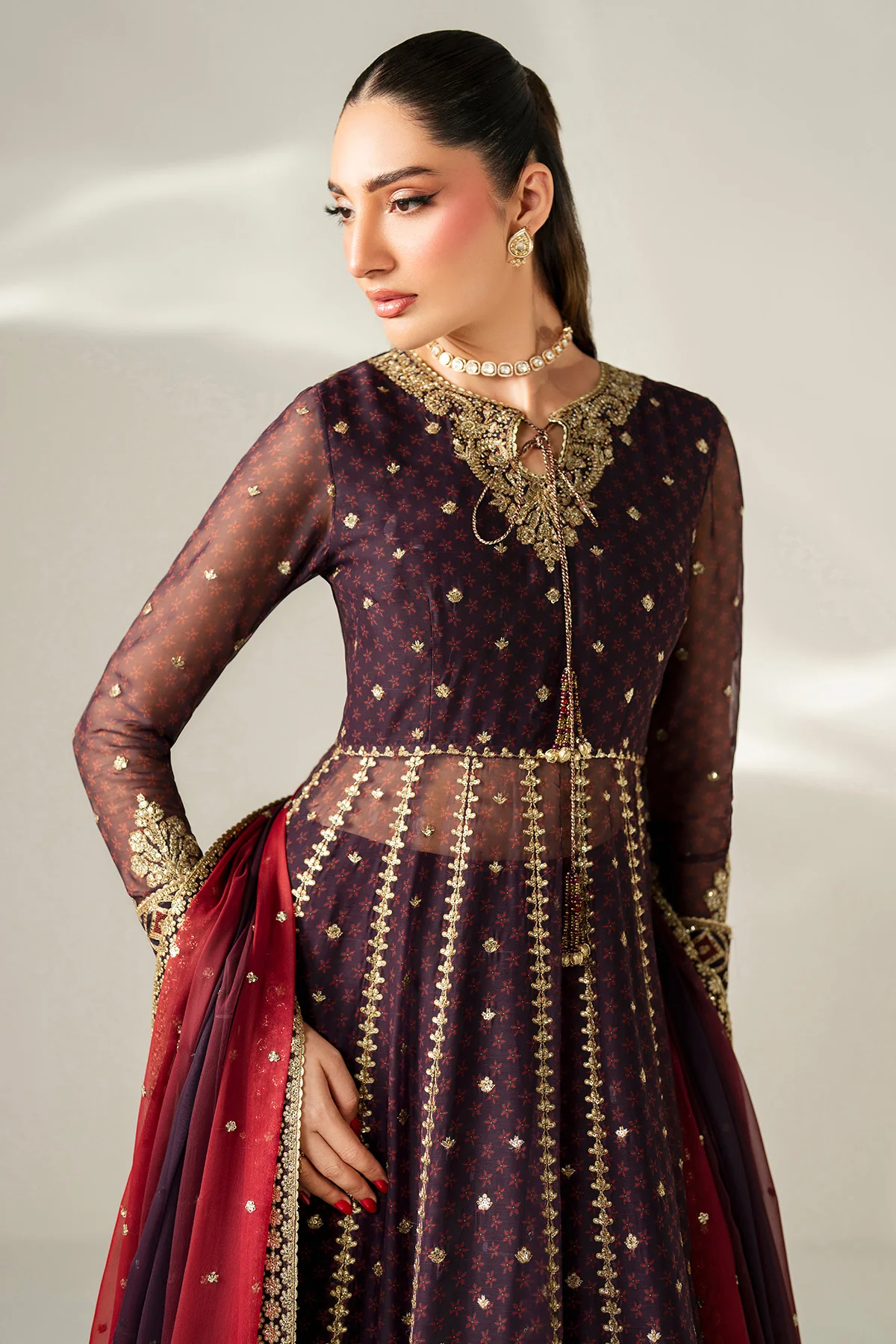 EMBROIDERED CHIFFON UC-3088 - Image 3