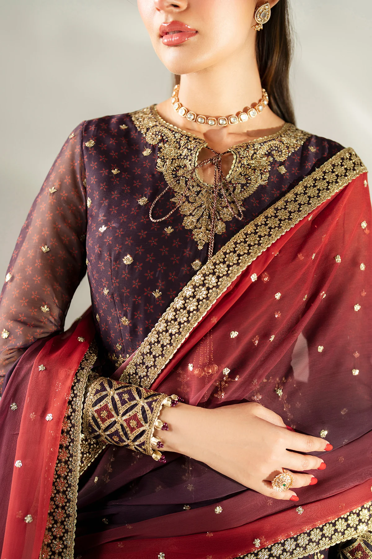 EMBROIDERED CHIFFON UC-3088 - Image 4