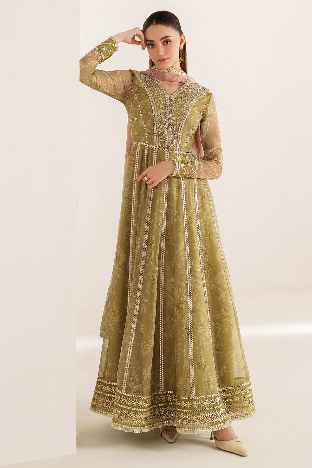 EMBROIDERED CHIFFON UC-3089 - Image 3