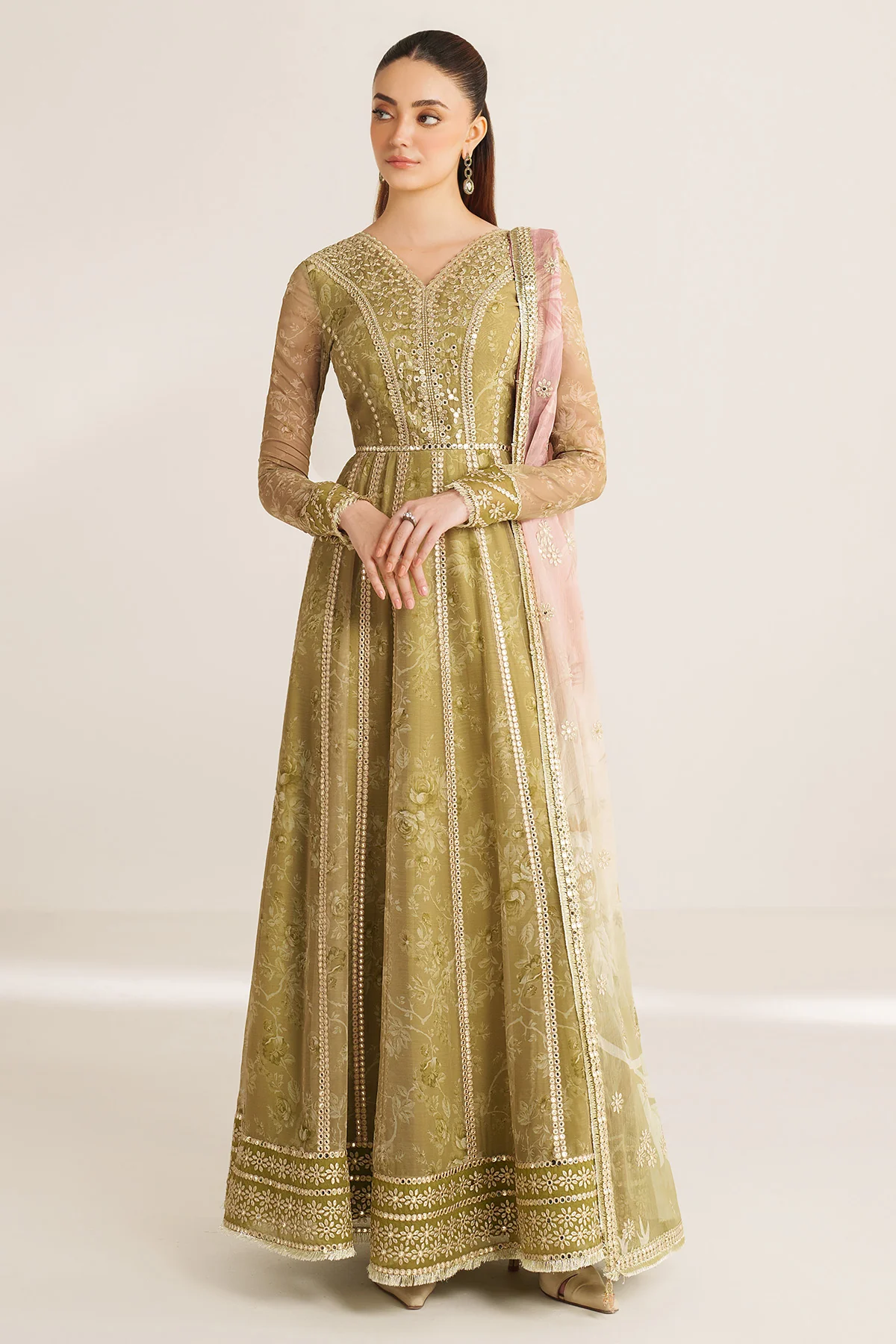 EMBROIDERED CHIFFON UC-3089 - Image 6