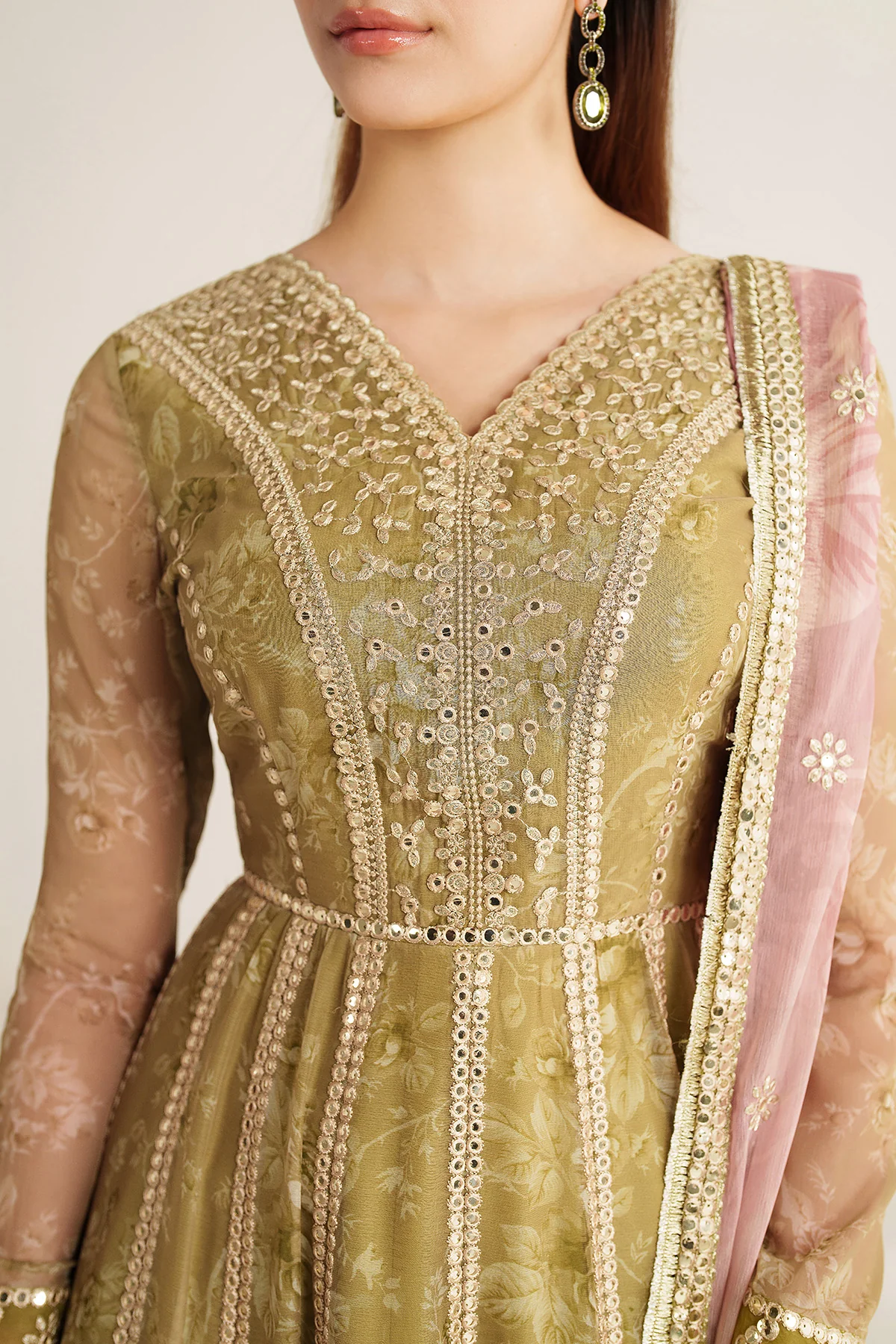 EMBROIDERED CHIFFON UC-3089 - Image 8