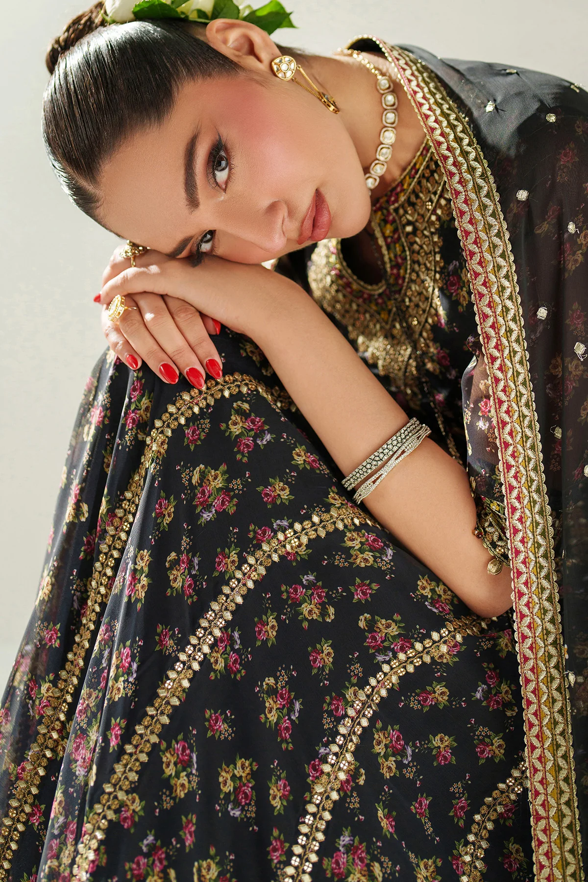 EMBROIDERED CHIFFON UC-3091 - Image 8