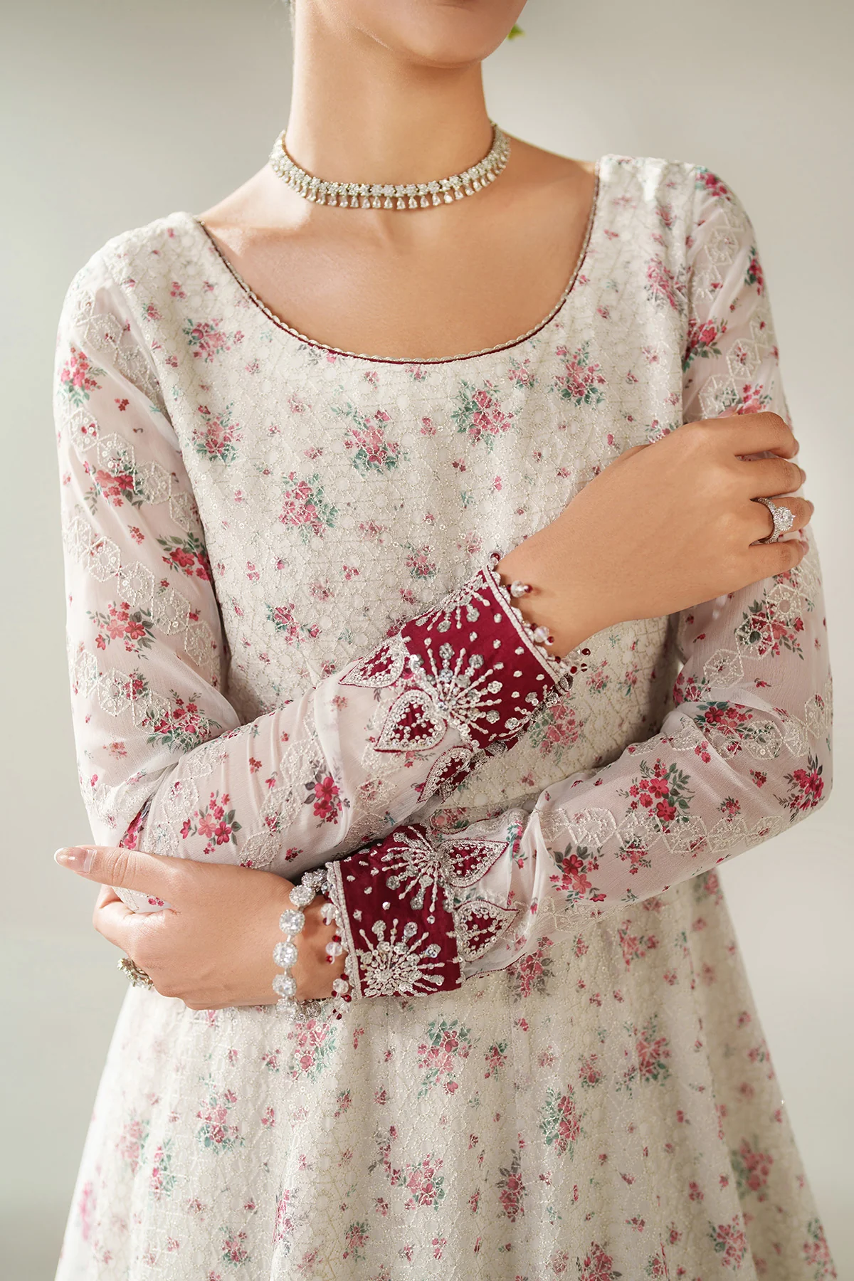 EMBROIDERED CHIFFON UC-3094 - Image 10