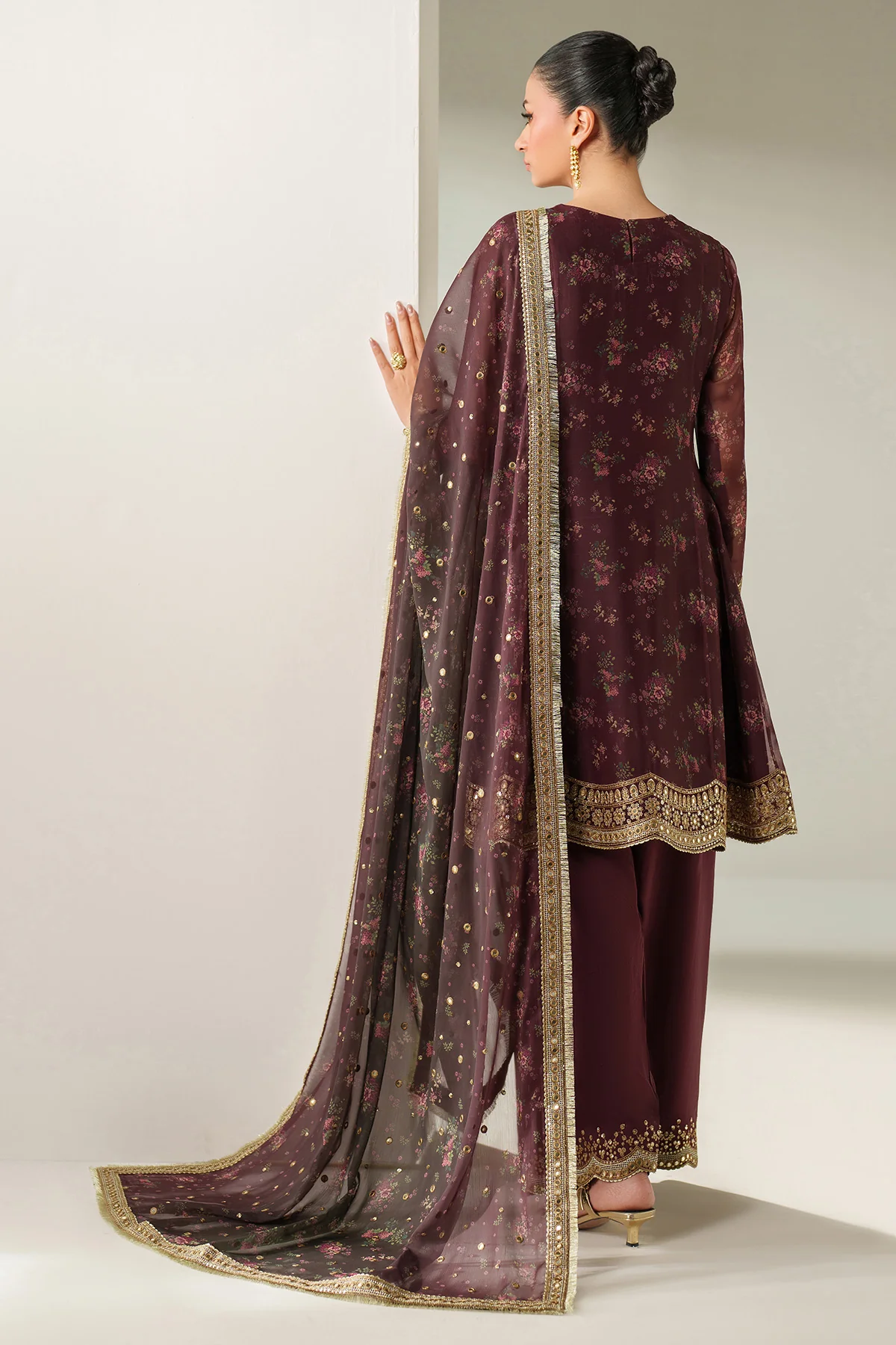 EMBROIDERED CHIFFON UC-3096 - Image 3