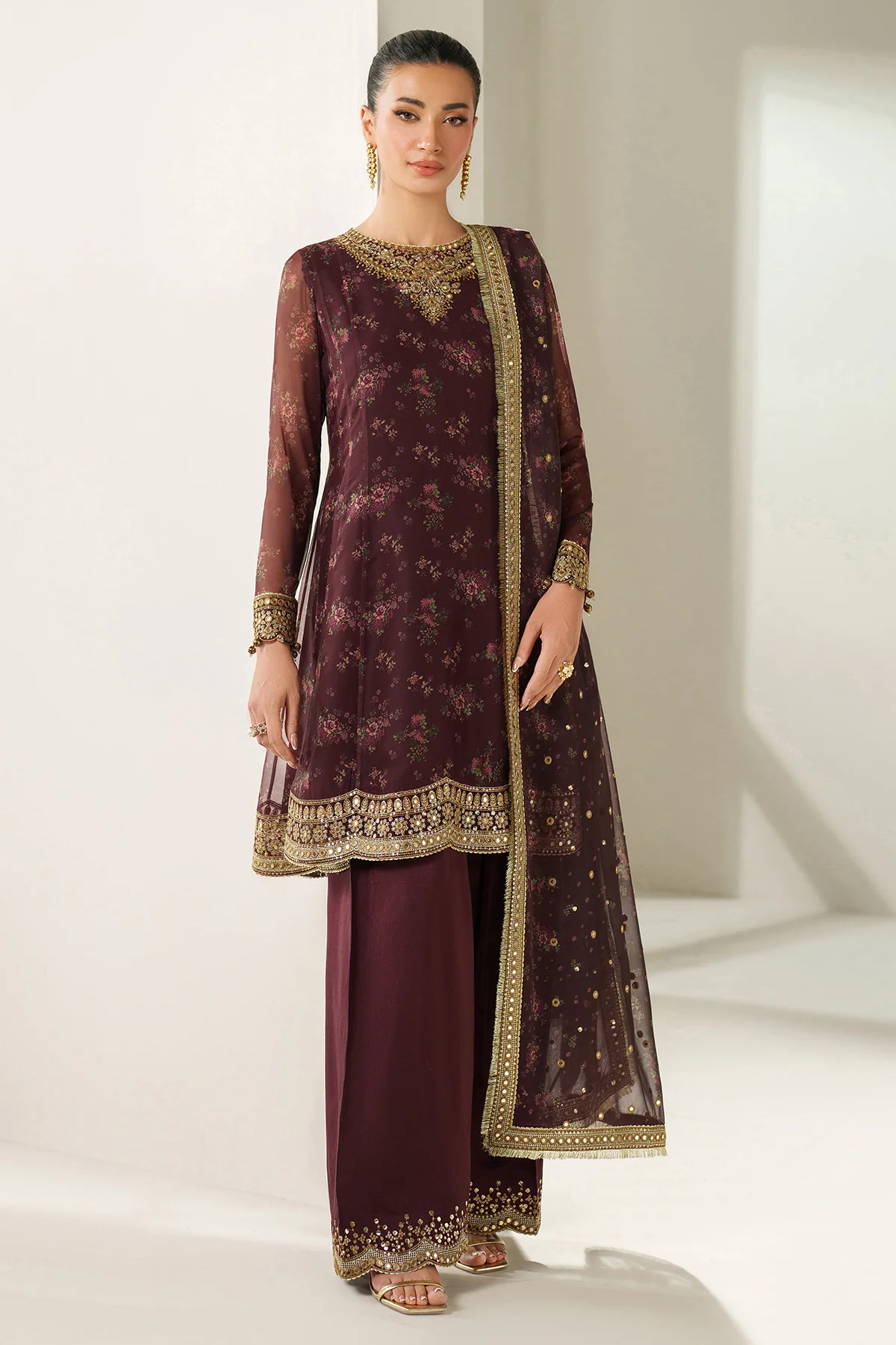 EMBROIDERED CHIFFON UC-3096 - Image 4