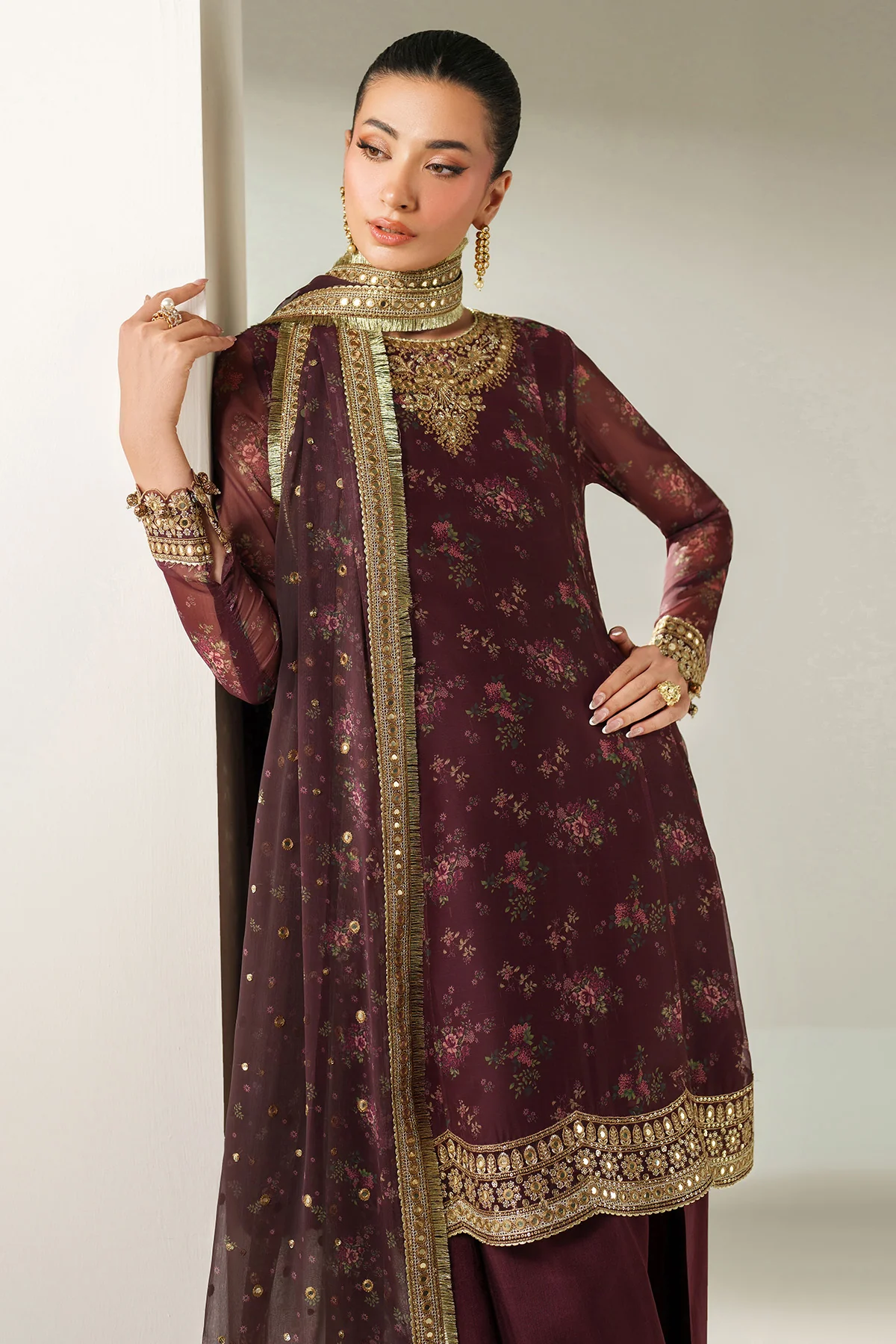 EMBROIDERED CHIFFON UC-3096 - Image 6
