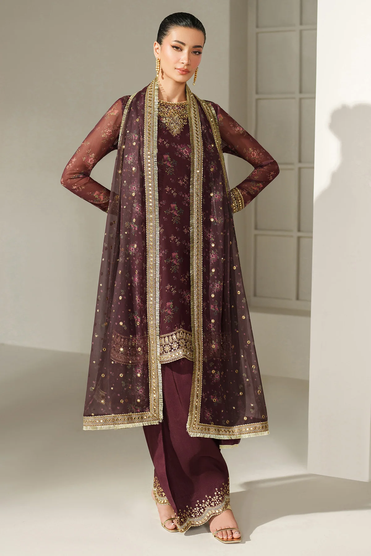 EMBROIDERED CHIFFON UC-3096 - Image 8