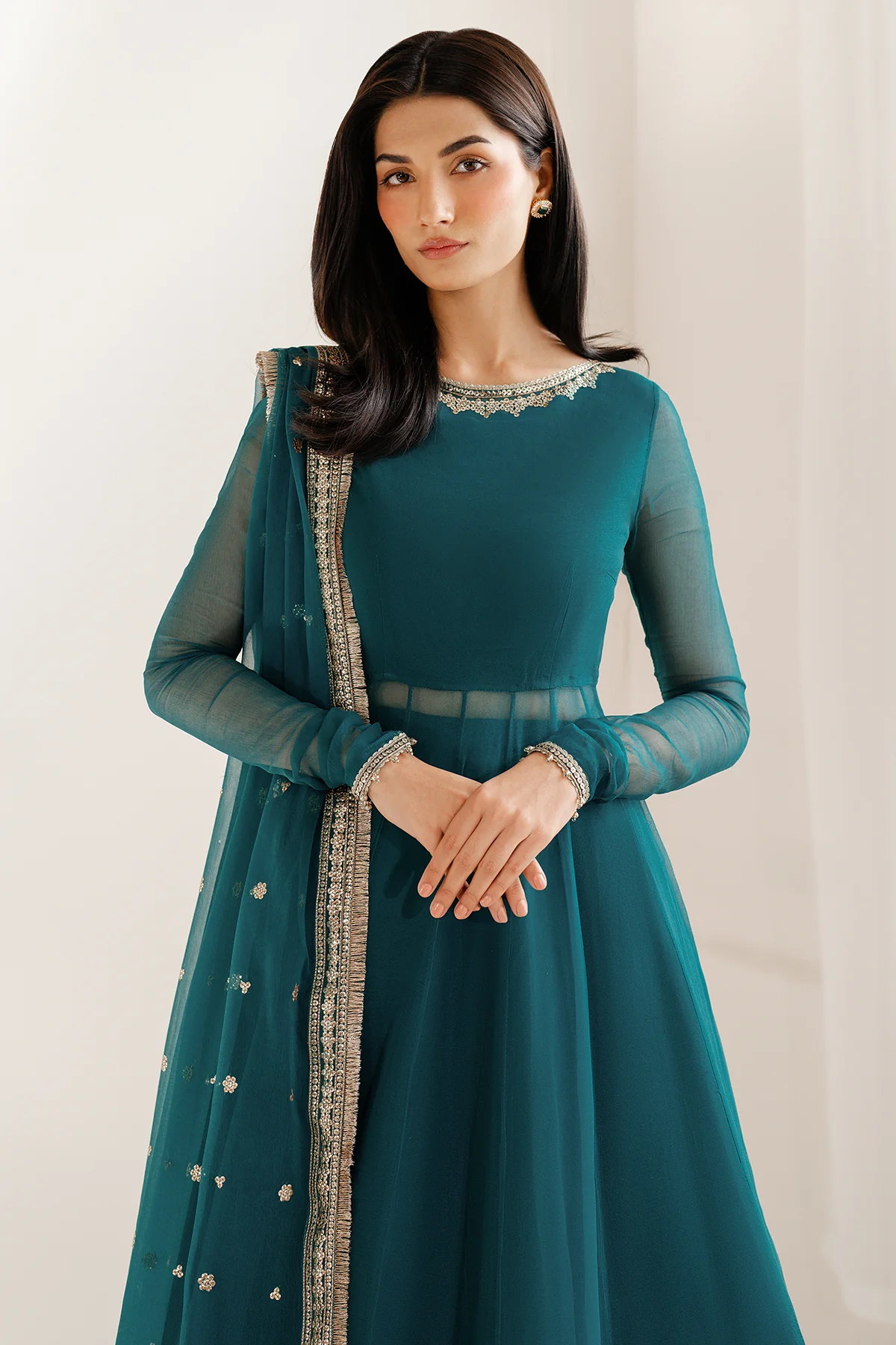 EMBROIDERED CHIFFON UC-3097 - Image 3