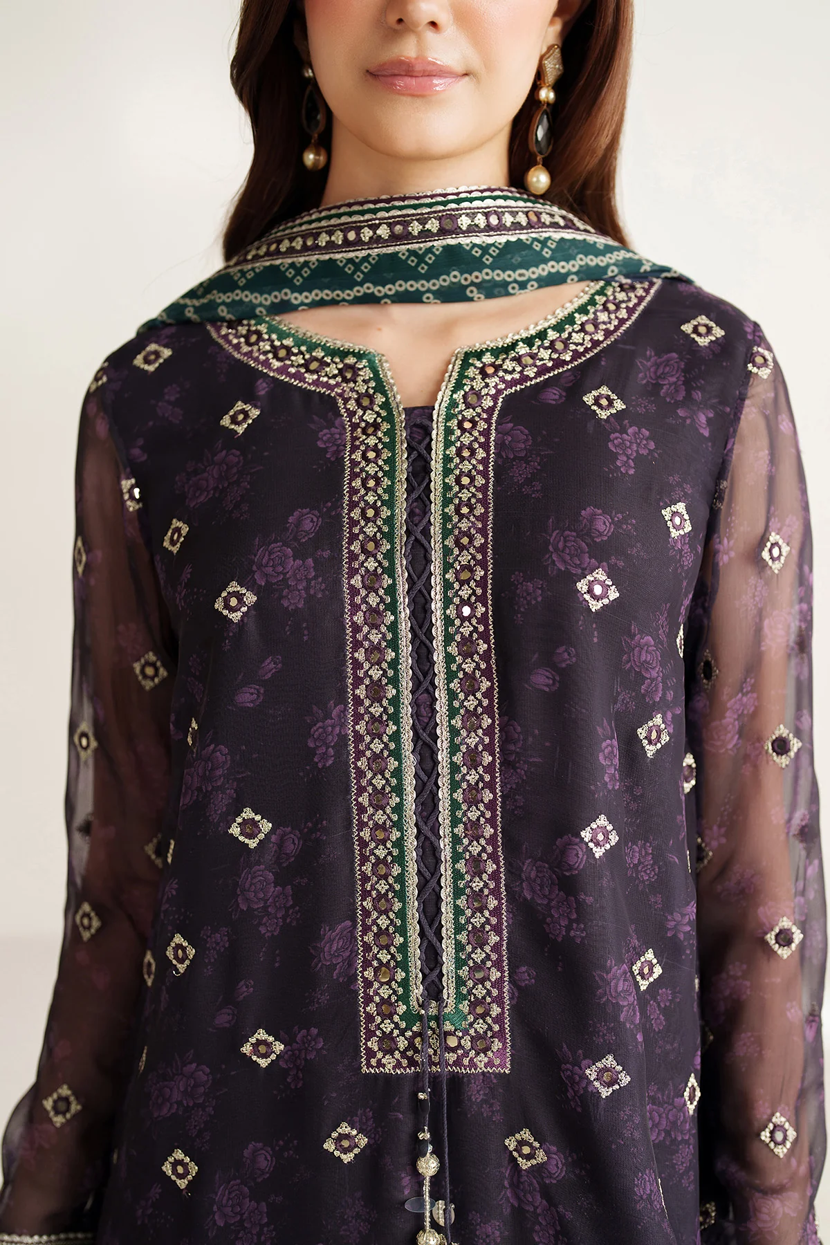 EMBROIDERED CHIFFON UC-3101 - Image 4