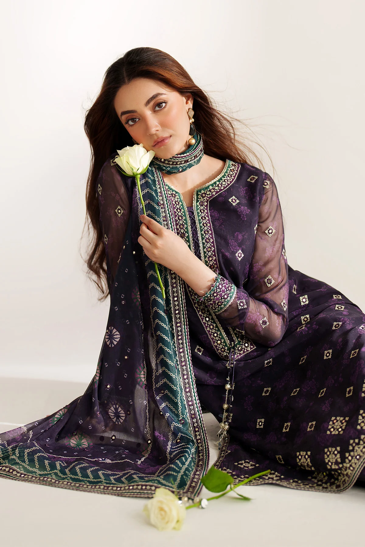 EMBROIDERED CHIFFON UC-3101 - Image 9