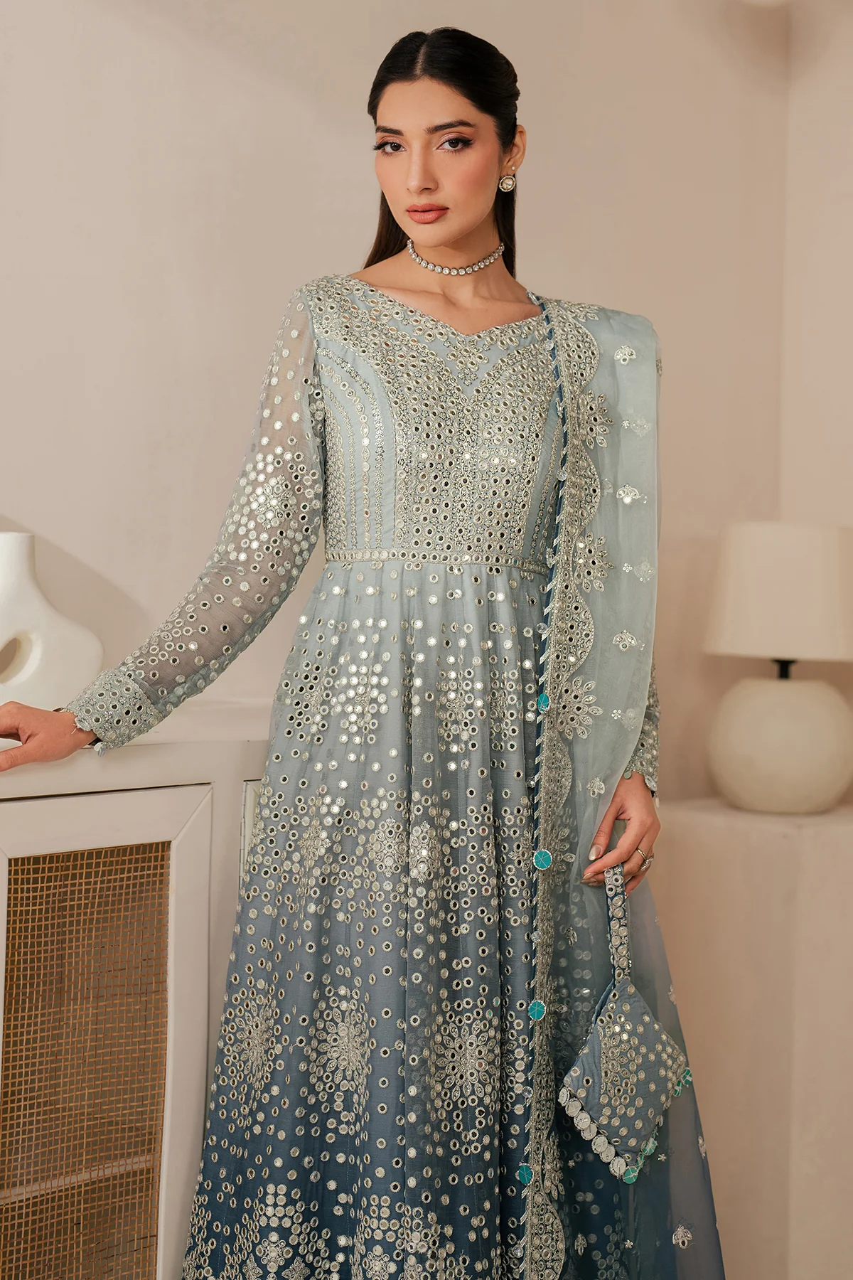 EMBROIDERED CHIFFON UC-3116 - Image 4