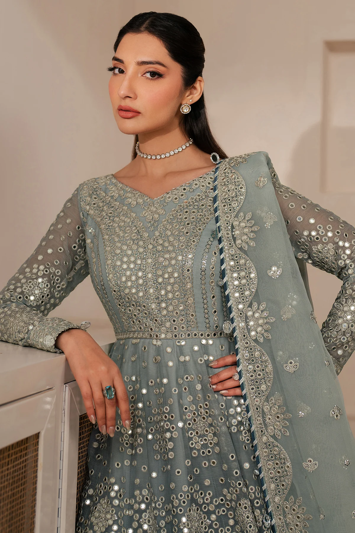 EMBROIDERED CHIFFON UC-3116 - Image 7