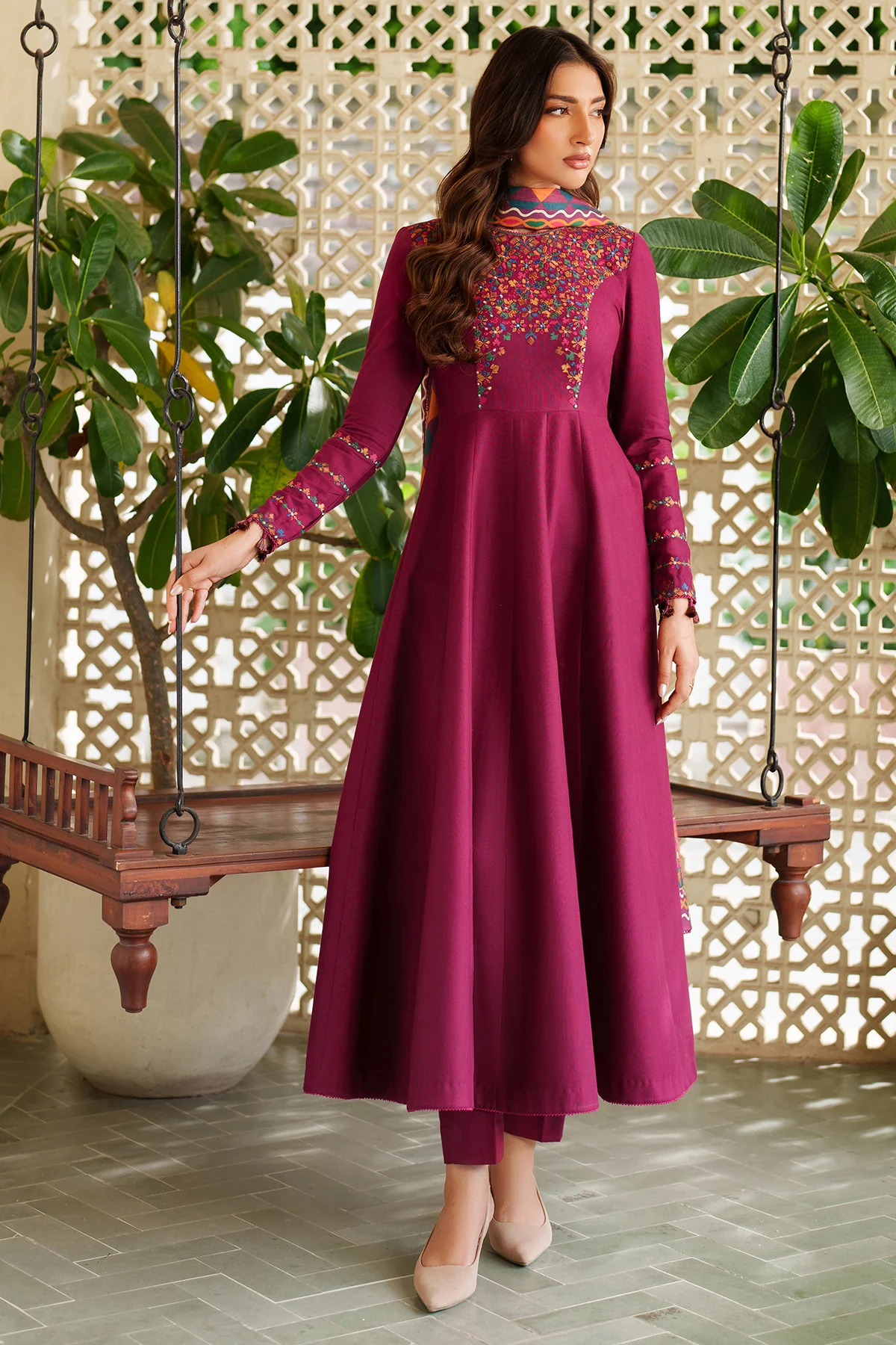 EMBROIDERED KHADDAR RTW-1233 - Image 6