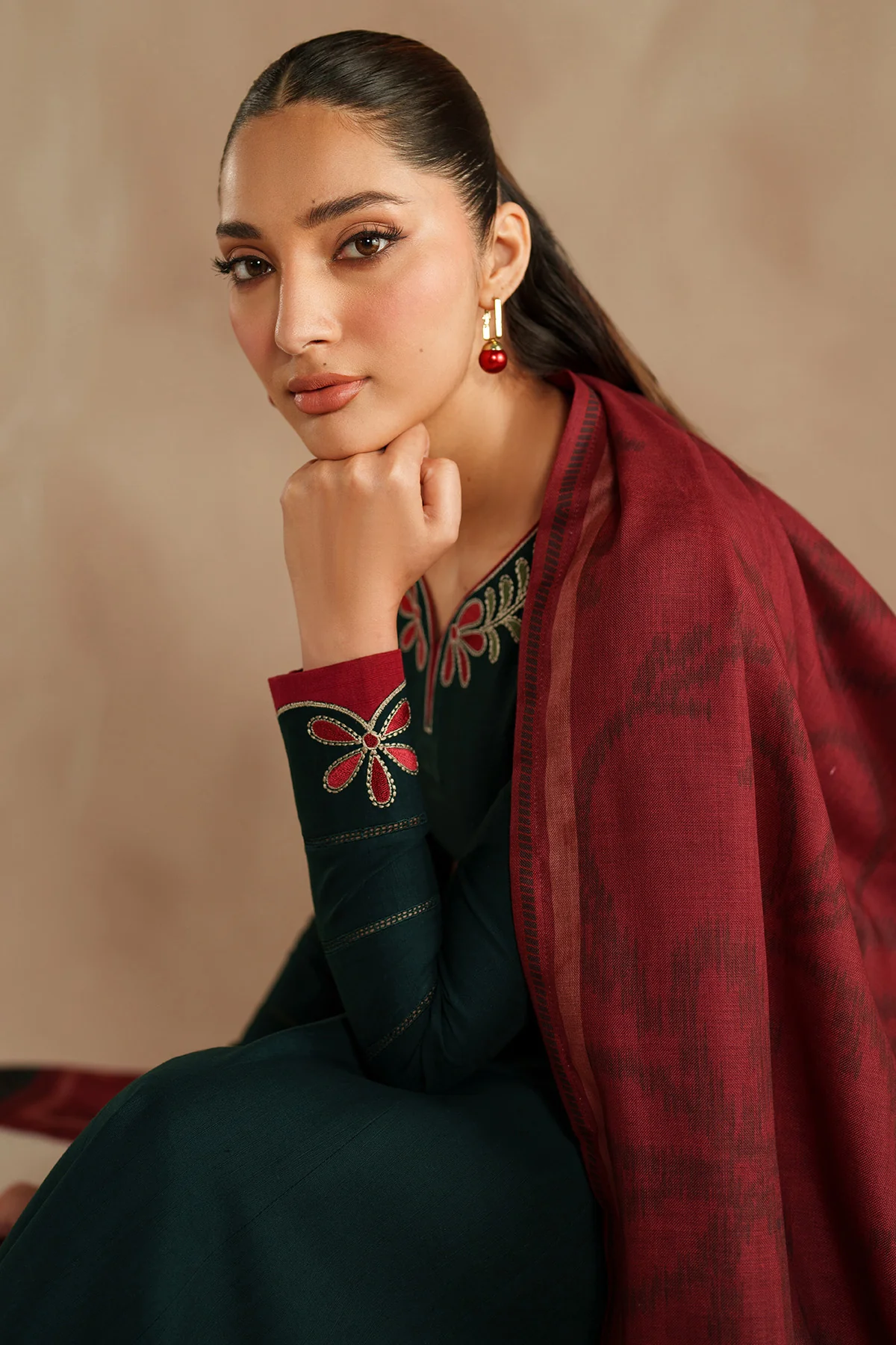 EMBROIDERED KHADDAR RTW-1265 - Image 8