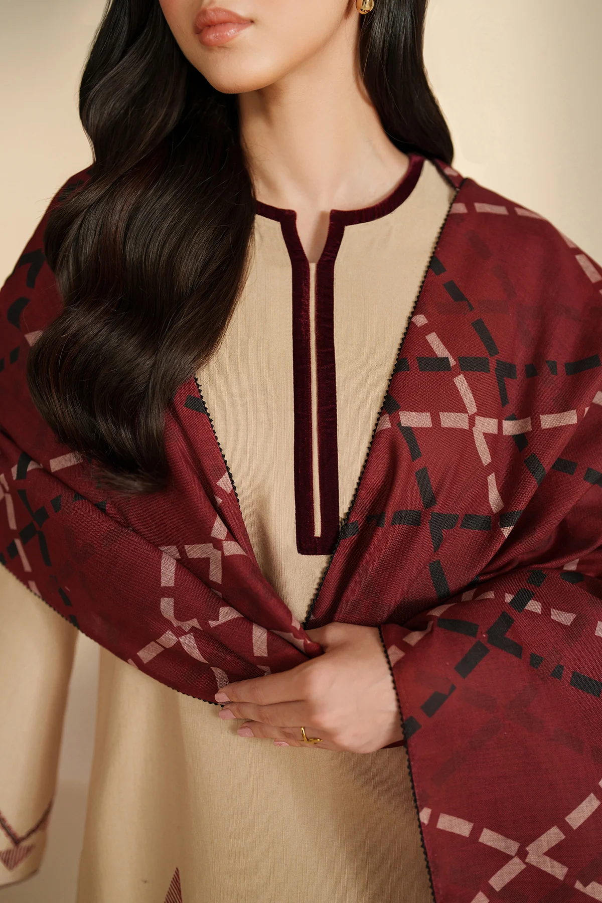 EMBROIDERED KHADDAR RTW-1269 - Image 5