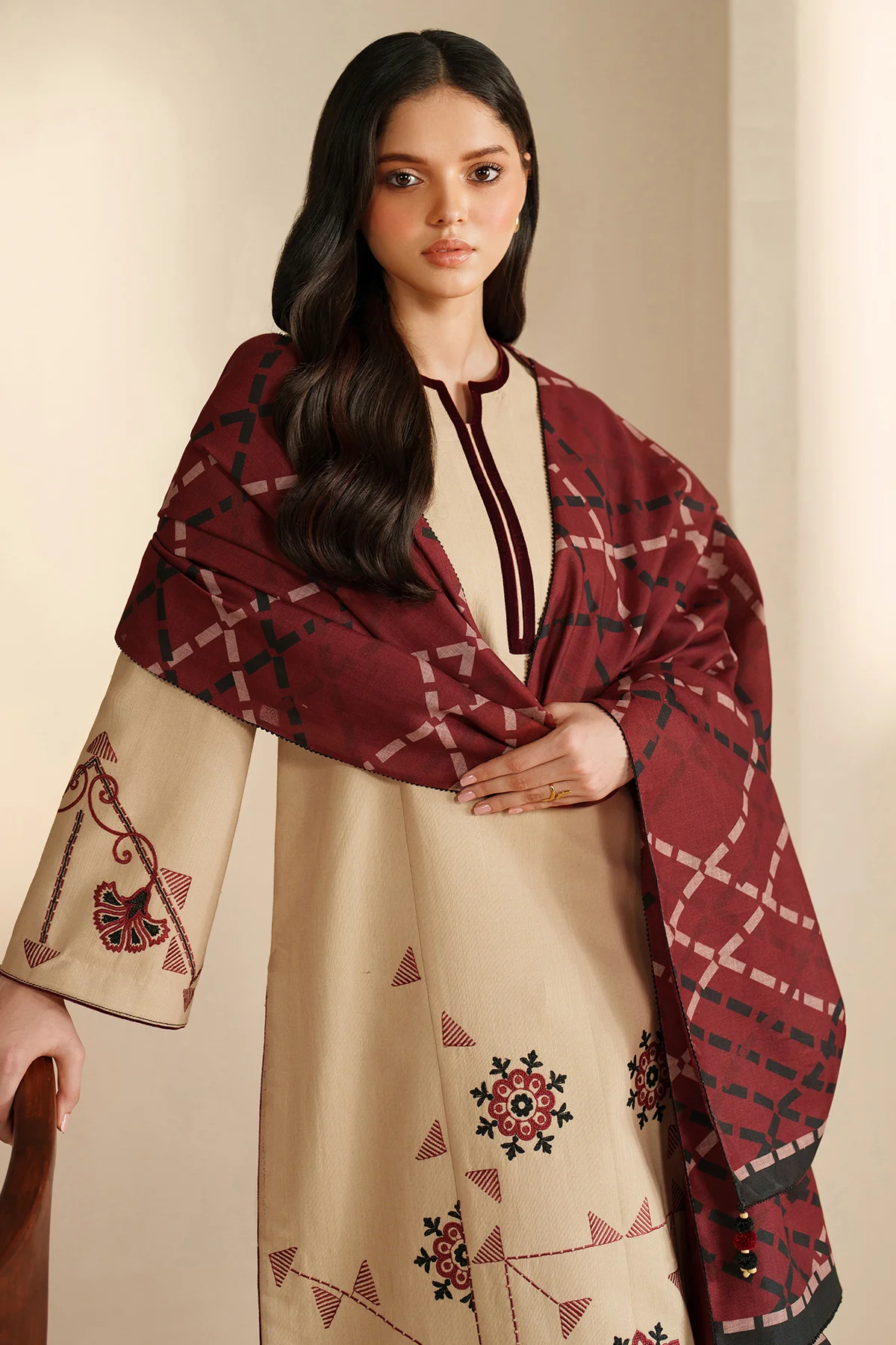 EMBROIDERED KHADDAR RTW-1269 - Image 8