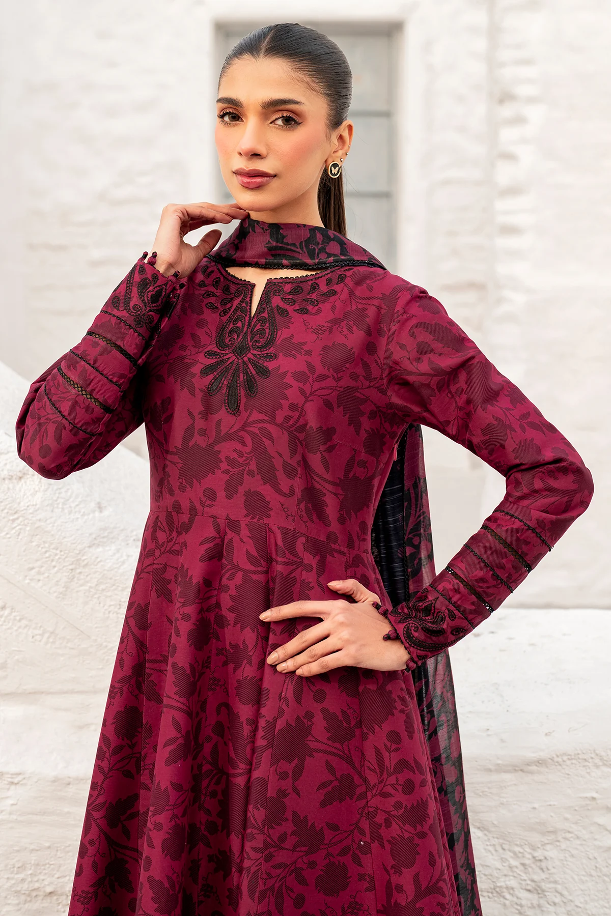 EMBROIDERED LAWN RTW - 1175 - Image 6