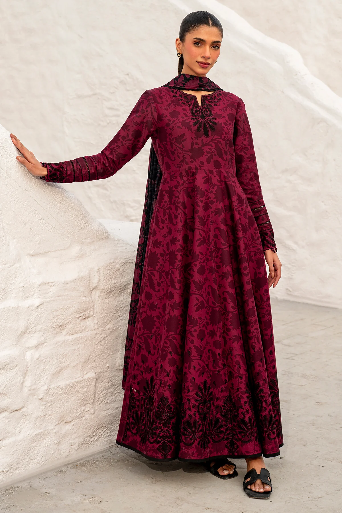 EMBROIDERED LAWN RTW - 1175 - Image 7