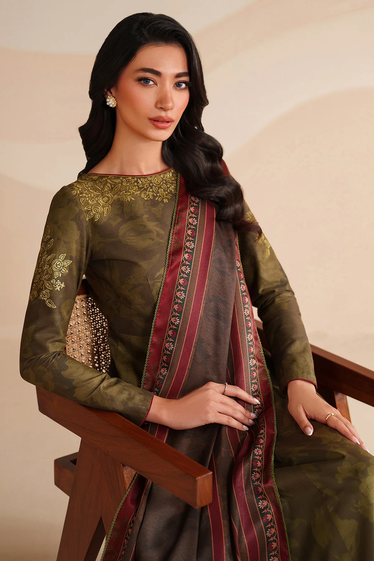 EMBROIDERED PREMIUM VISCOSE RTW-1281 - Image 9