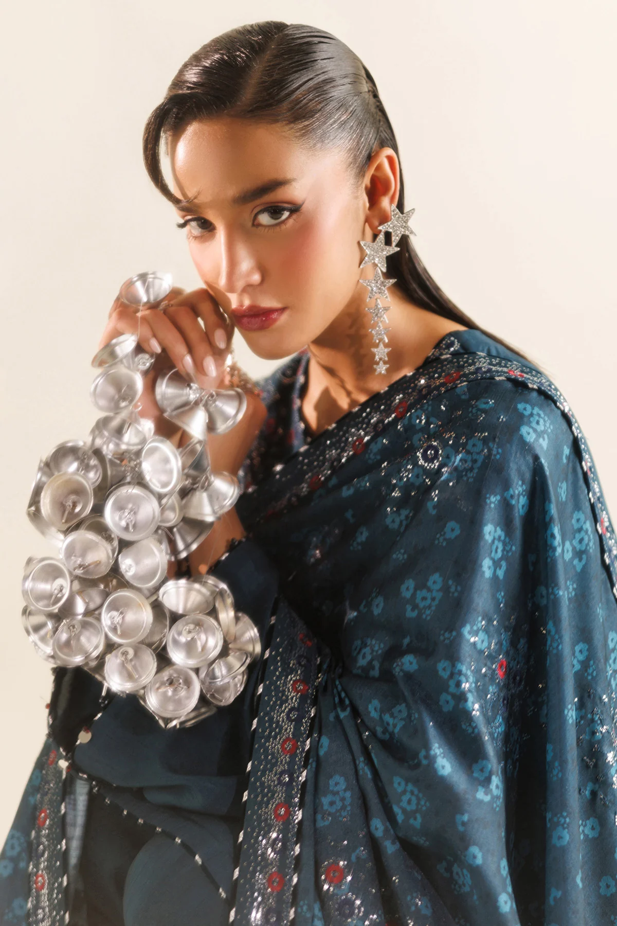 Embroidered Raw Silk UR-7062 - Image 12