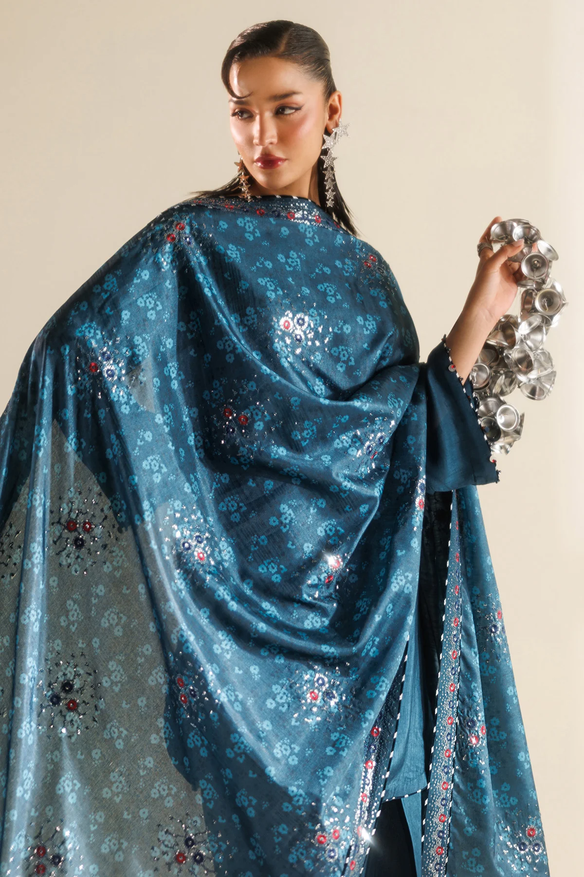 Embroidered Raw Silk UR-7062 - Image 13