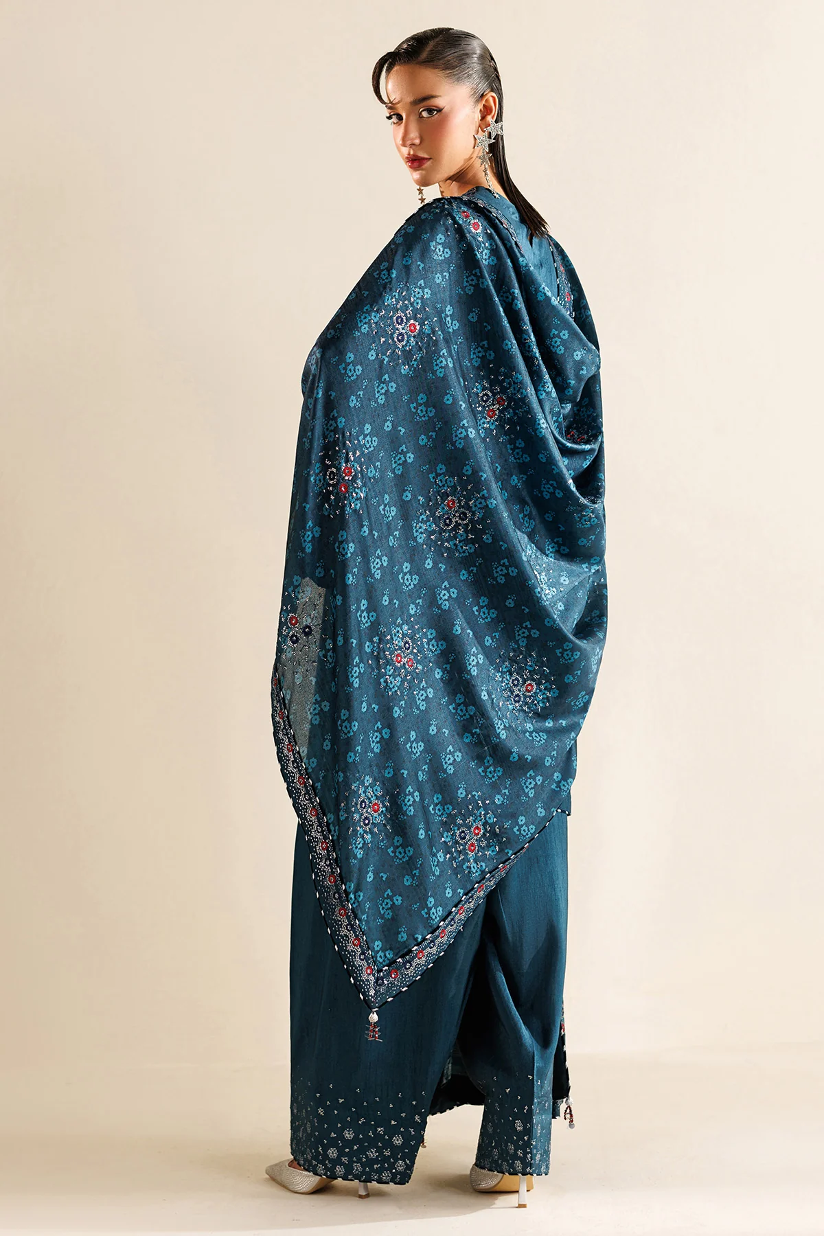 Embroidered Raw Silk UR-7062 - Image 4