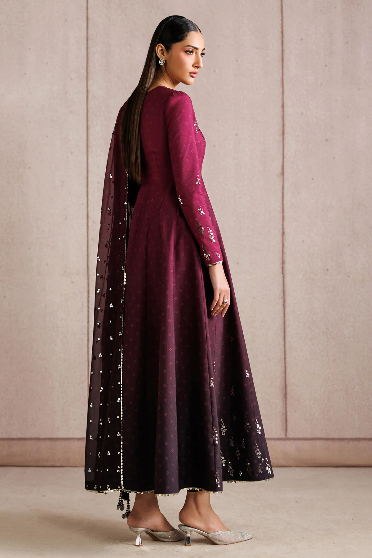 EMBROIDERED RAW SILK UR-7073 - Image 3