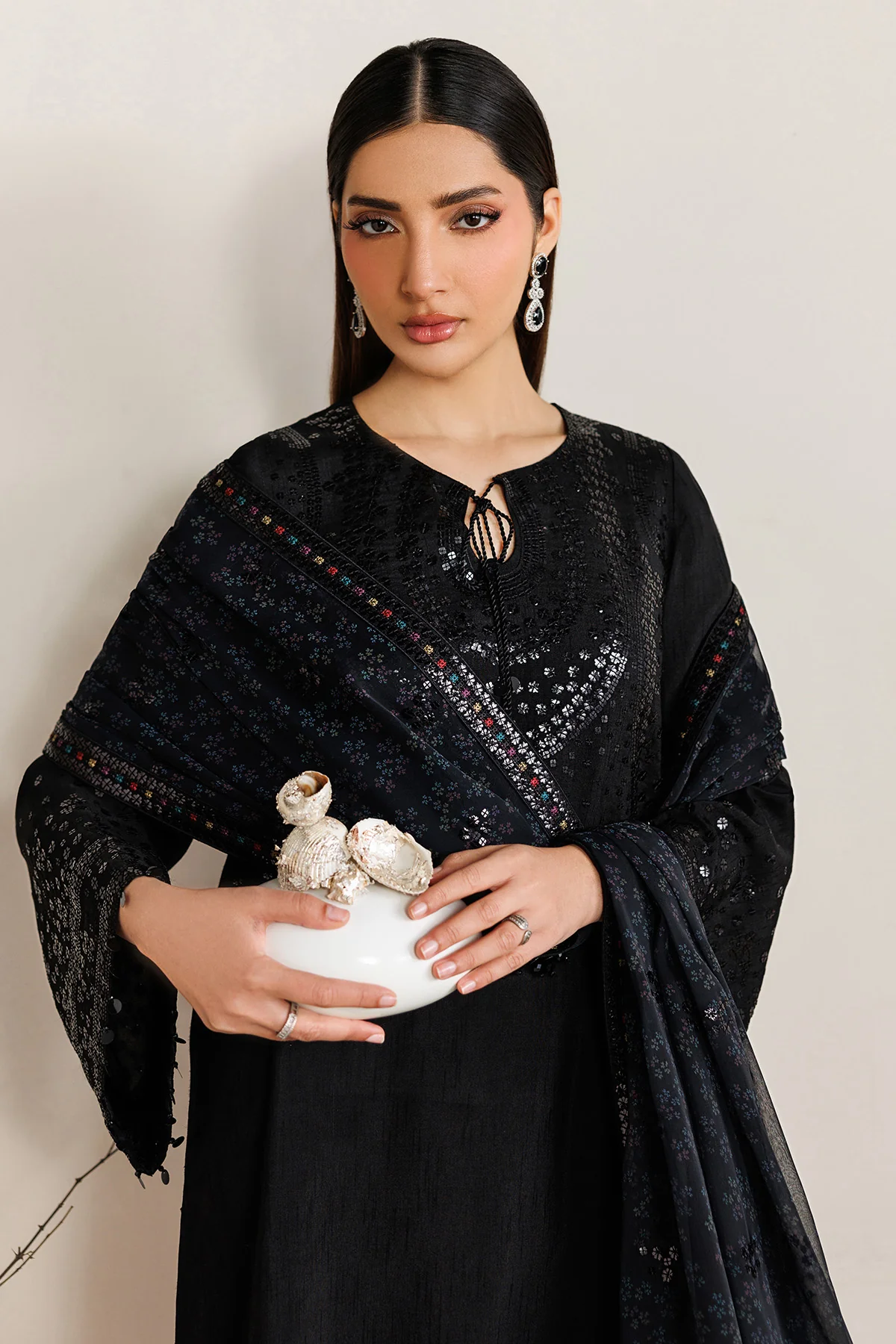 EMBROIDERED RAW SILK UR-7081 - Image 12