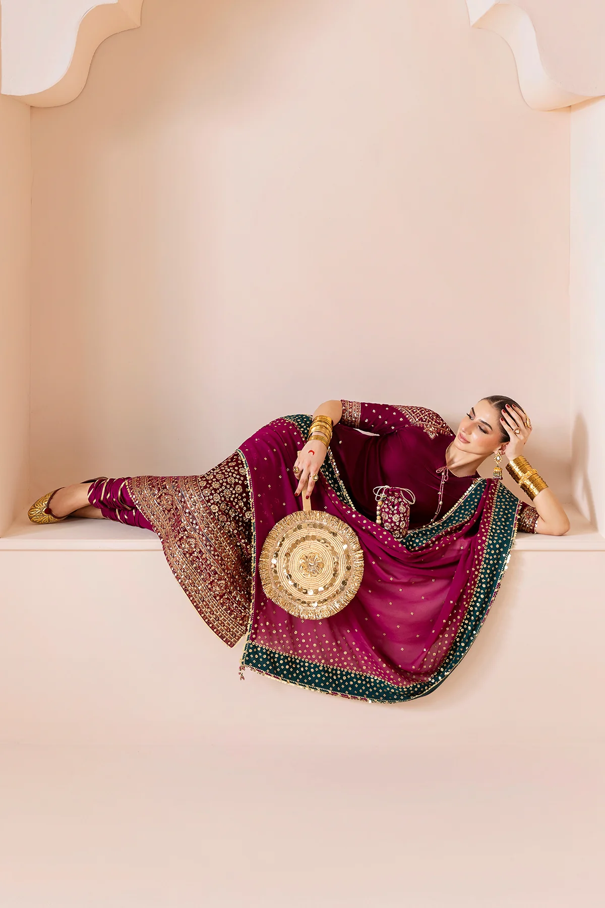 Embroidered Velvet Formal CVF D-02 - Image 5