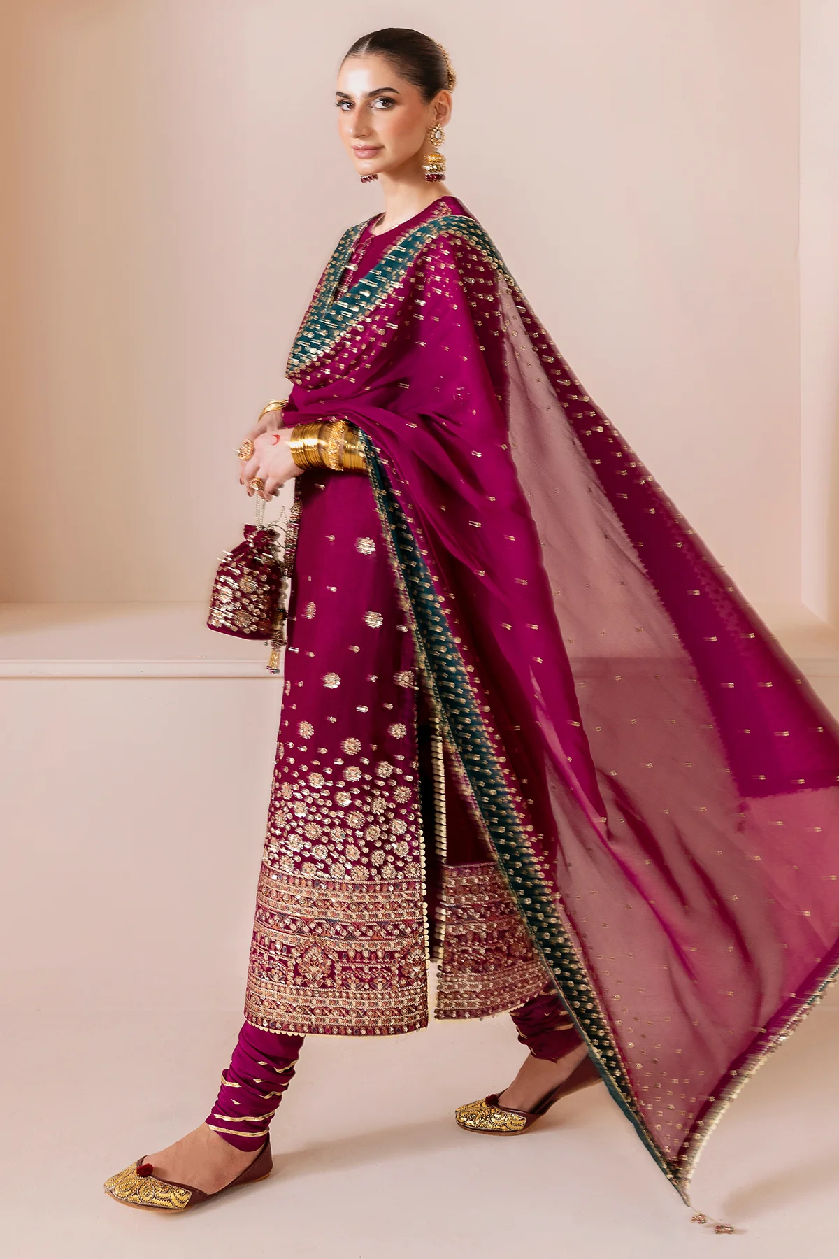 Embroidered Velvet Formal CVF D-02 - Image 9