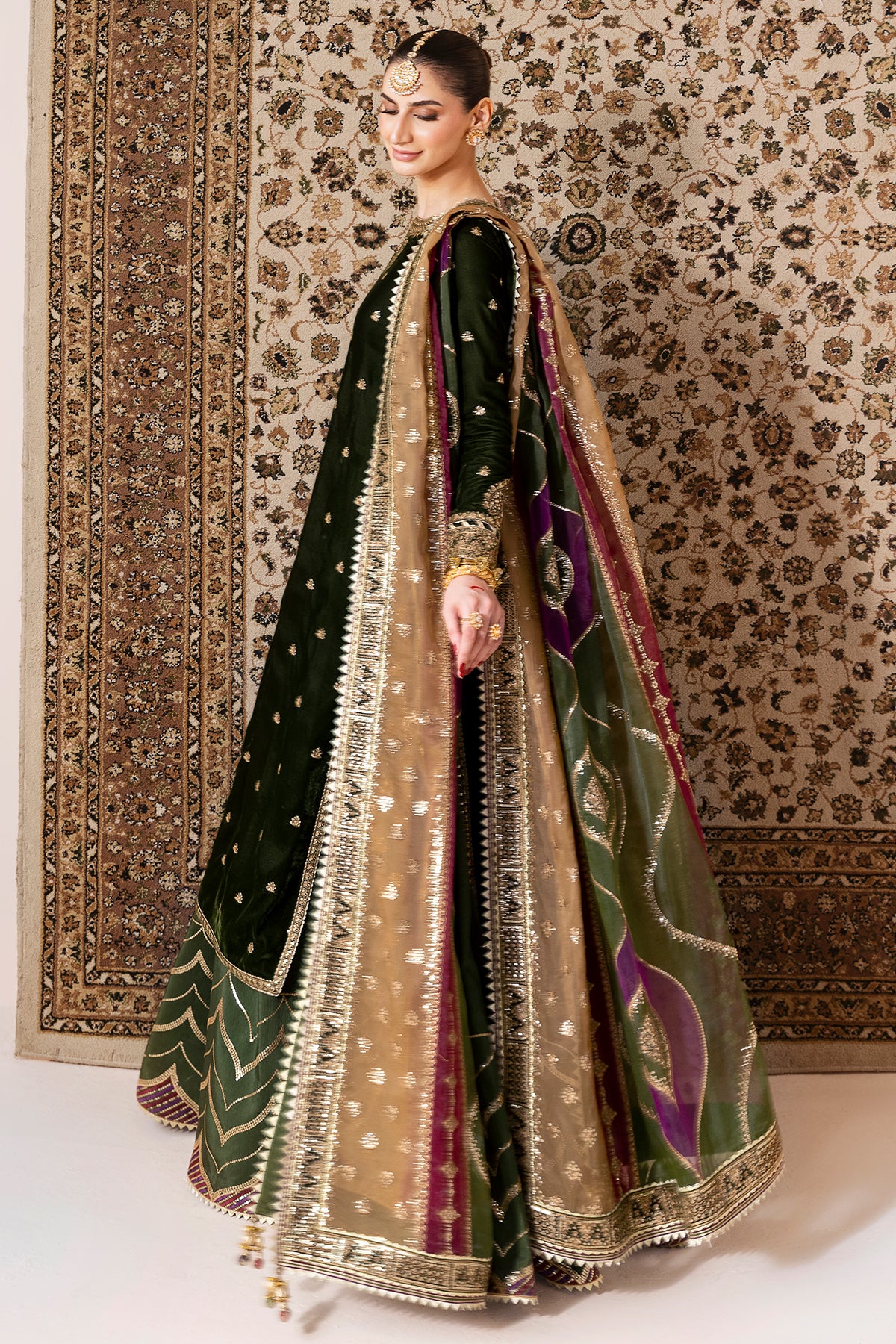 Embroidered Velvet Formal CVF D-09 - Image 6