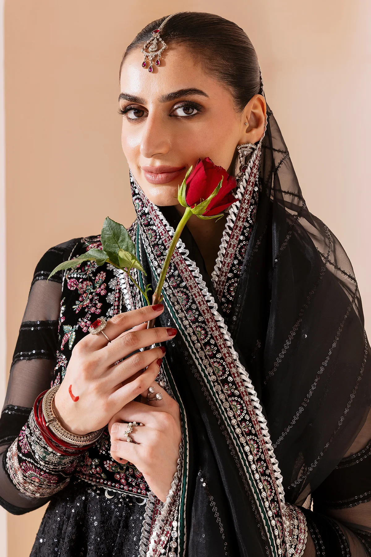 Embroidered Velvet Formal CVF D-10 - Image 3