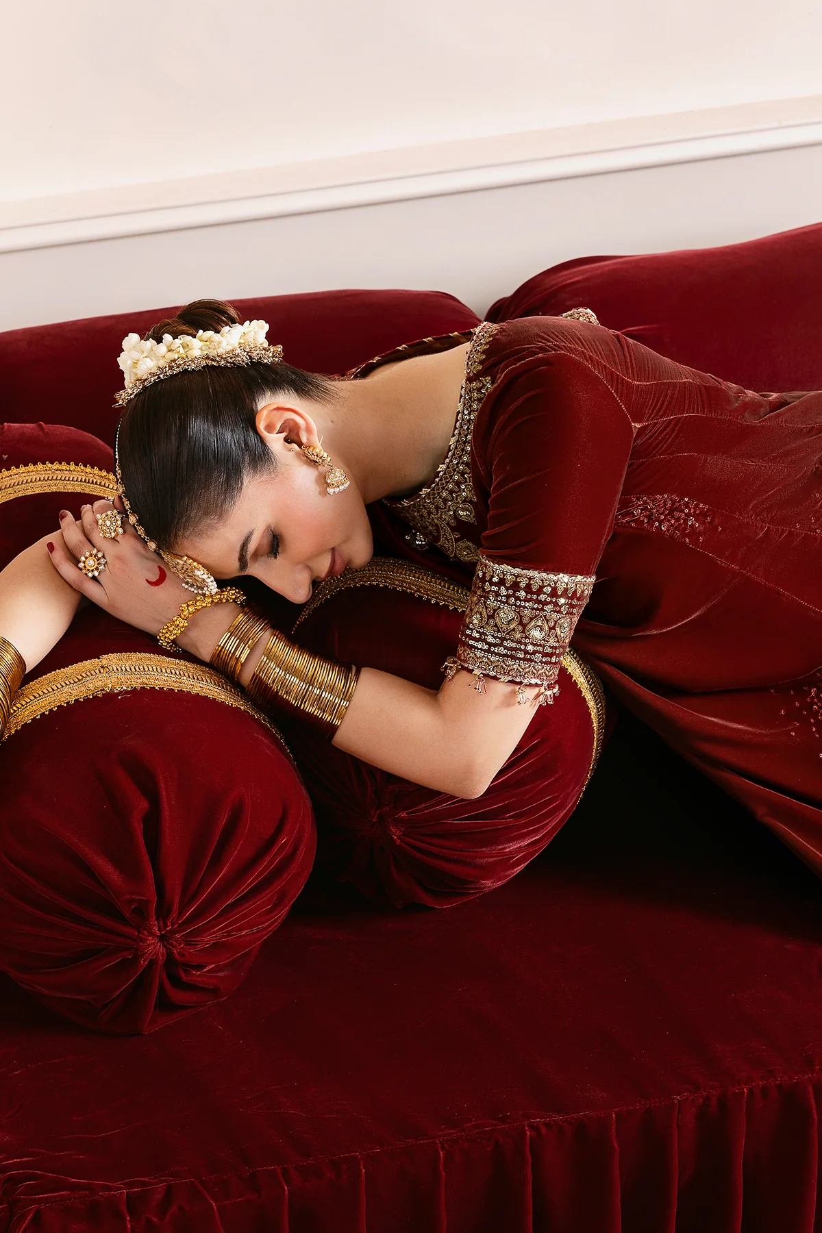 Embroidered Velvet Formal CVF D-13 - Image 7